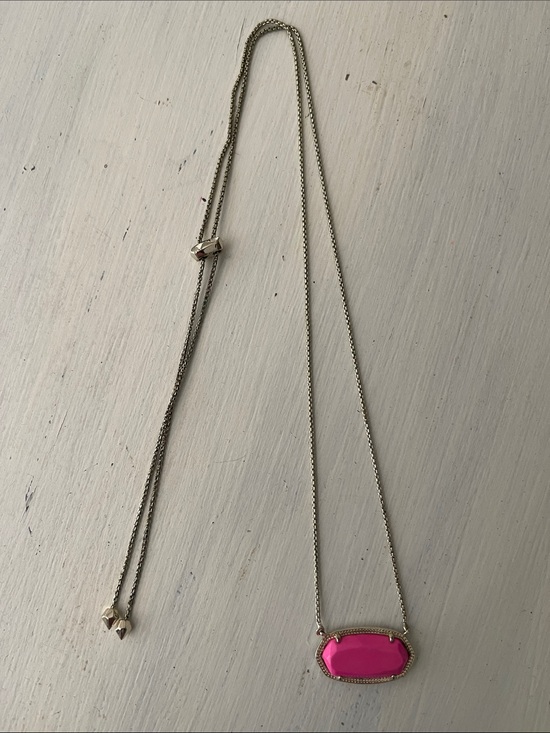 Kendra Scott Jewelry - Kendra Scott Necklace with Hot Pink Pendant